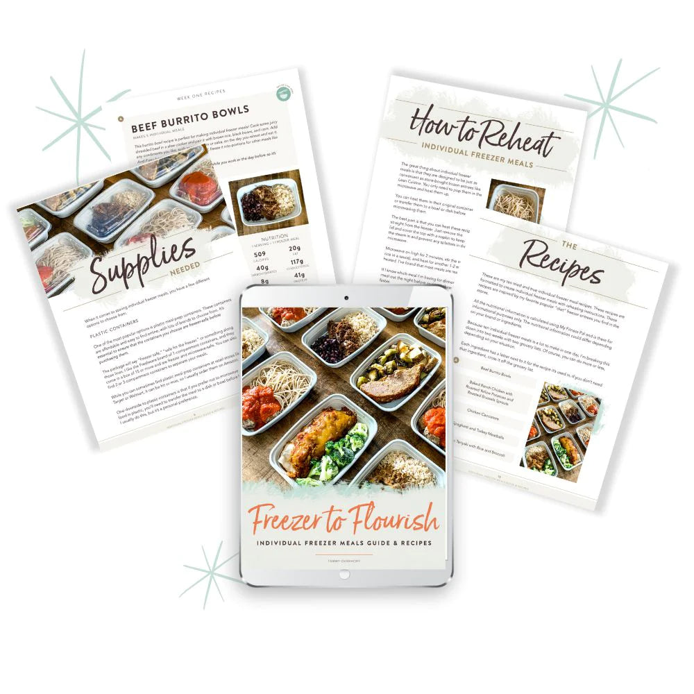 The Freezer to Flourish Ultimate Freezer Prep Bundle! (7 guides! 49 recipes!)