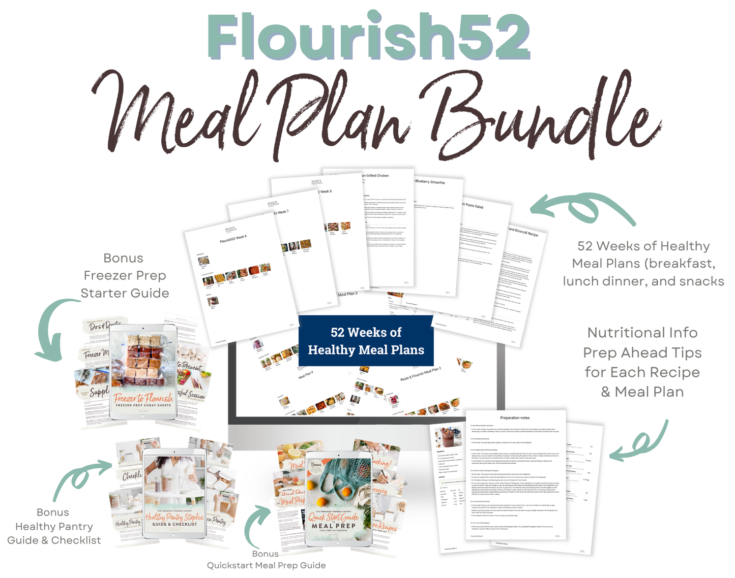 Flourish52 Meal Plan Bundle